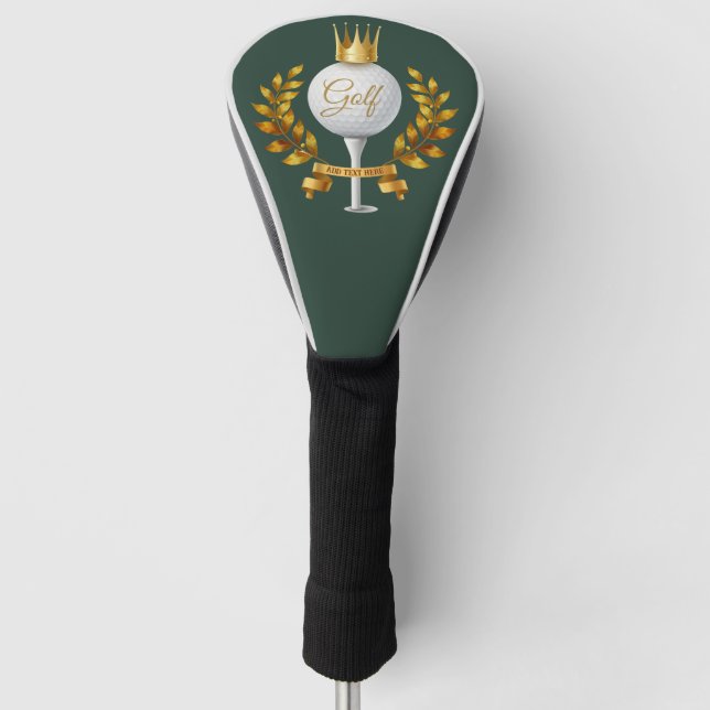 Personalised Golf Driver Head Cover (Front)