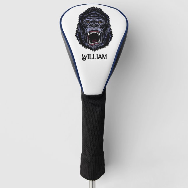 Personalised Golf Driver Head Cover (Front)