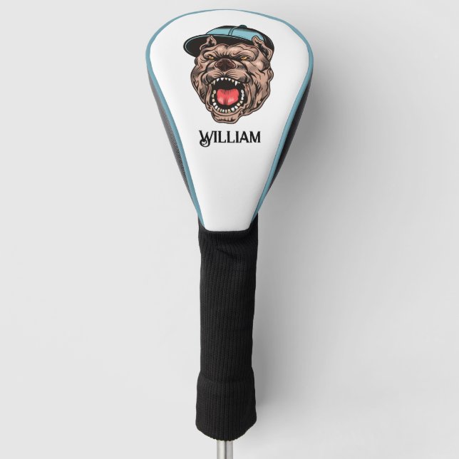 Personalised Golf Driver Head Cover (Front)