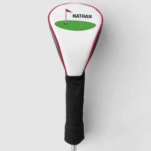 Personalised golf driver head cover gift