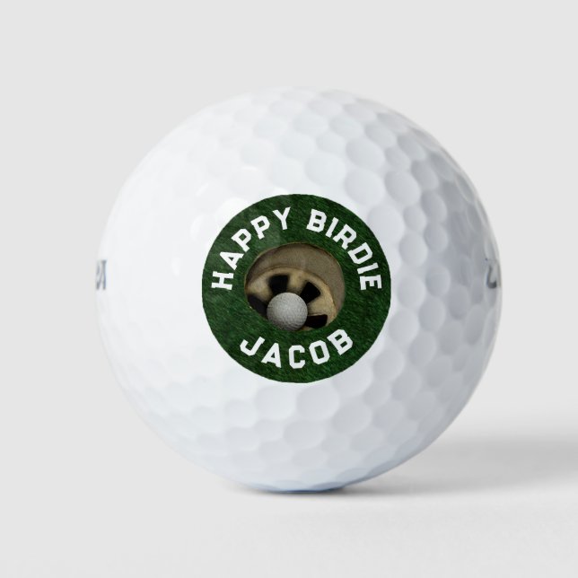 Personalised Golf Gift Collectable Balls (Front)