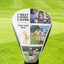 Personalised Golf Gifts for Dad Driver Headcover