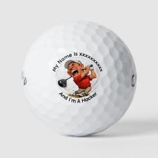 Personalised Golf Hacker Callaway Golf Balls