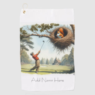 Personalised Golf Hazards Golf Towel
