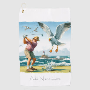 Personalised Golf Hazards Golf Towel