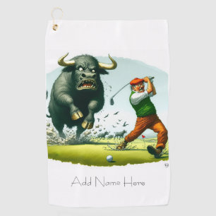 Personalised Golf Hazards Golf Towel