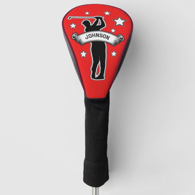 Personalised Golf Head Cover (Front)