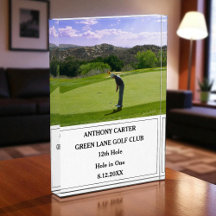 Personalised Golf Hole in One Golfer Photo 