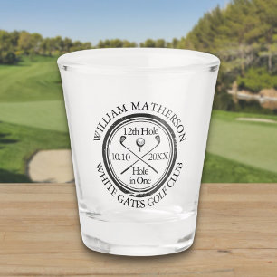 Personalised Golf Hole in One Shot Glass