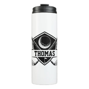 Personalised Golf Lover Thermal Tumbler