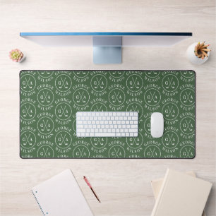 Personalised Golf Monogram green Custom Name Desk Mat