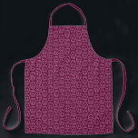 Personalised Golf Monogram Name Burgundy Golf gift Apron<br><div class="desc">Add a touch of sporty sophistication with this personalised golf apron featuring a stylish Burgundy background and repeating monogram golf ball pattern. Perfect for golf lovers, dads, groomsmen, or anyone who enjoys the game, this custom tie can be personalised with your name for a unique gift. Whether you’re dressing for...</div>
