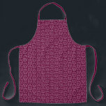 Personalised Golf Monogram Name Burgundy Golf gift Apron<br><div class="desc">Add a touch of sporty sophistication with this personalised golf apron featuring a stylish Burgundy background and repeating monogram golf ball pattern. Perfect for golf lovers, dads, groomsmen, or anyone who enjoys the game, this custom tie can be personalised with your name for a unique gift. Whether you’re dressing for...</div>