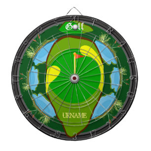 Personalised Golf Multi-Hazard Dartboard