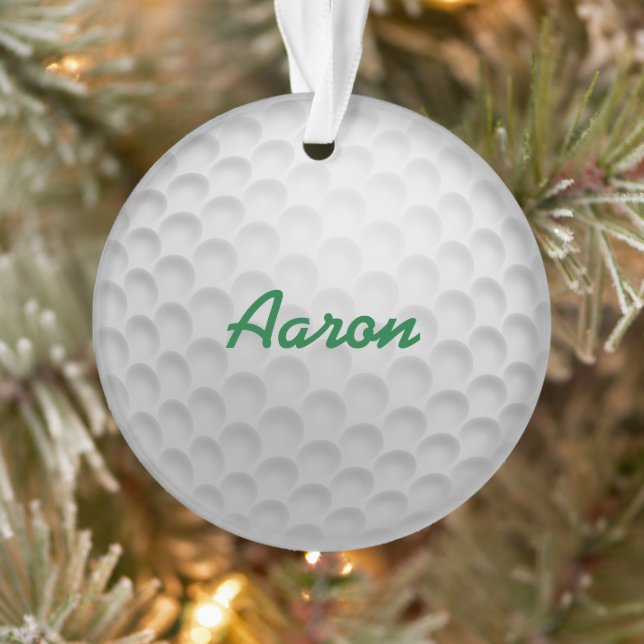 Personalised Golf Ornament Gift (Tree)