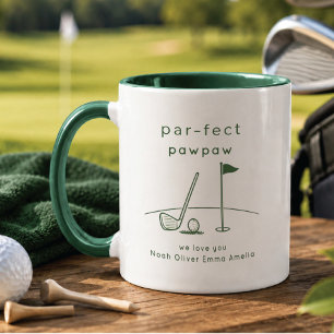 Personalised Golf Pawpaw Mug Custom Gift