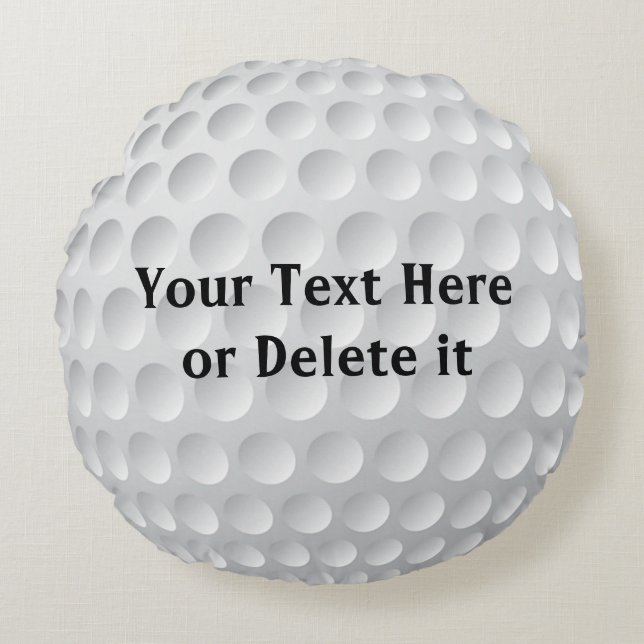Personalised Golf Pillows YOUR TEXT or Delete Text (Front)