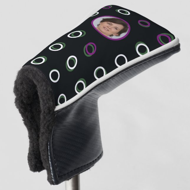 Personalised Golf Putter Head Cover (3/4 Front)