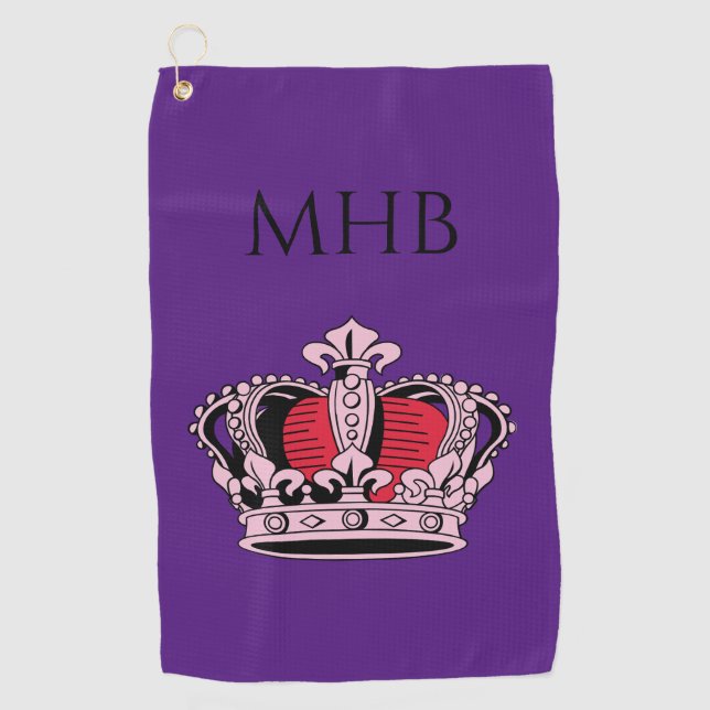 Personalised Golf Queen  Golf Towel (Front)