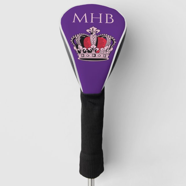 Personalised Golf Queen  Head Cover (Front)