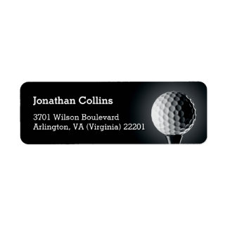 Personalised Golf | Sport Return Address Label