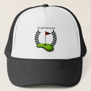 Personalised Golf Theme Trucker Hat