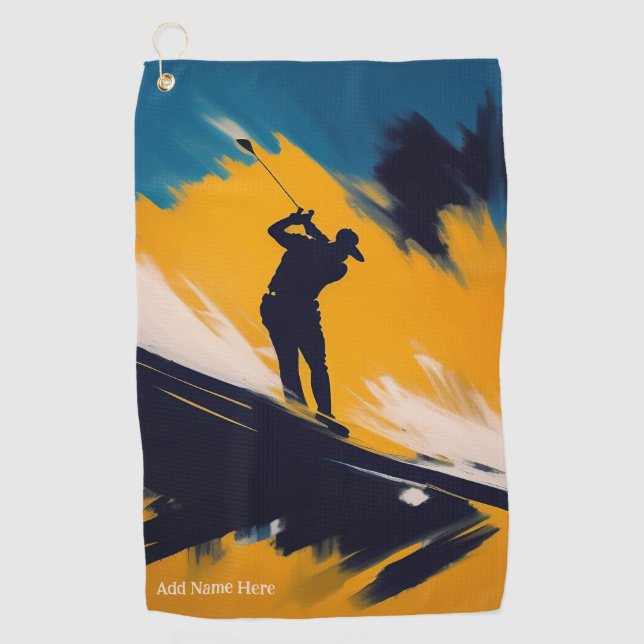 Personalised Golf Towel (Front)