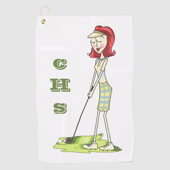 Personalised Golf Towel (Front)