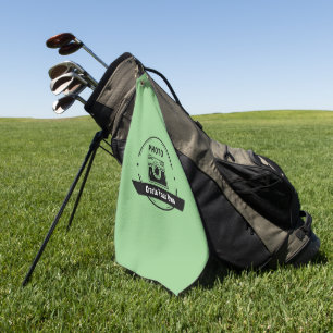 Personalised Golf Towel – Custom Name or Photo