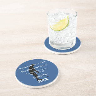 Personalised Golf Trip Man Cave GOLFER'S Lodge Coaster