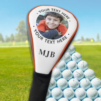 Personalised Golfer Custom Photo Driver Monogram