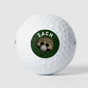 Personalised Golfer Gift Golf Balls