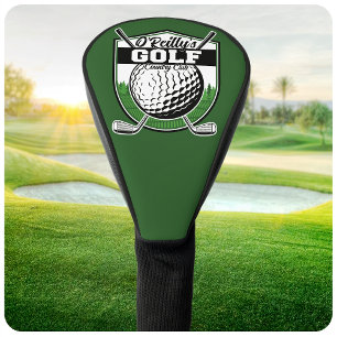 Personalised Golfer Player Pro Golf Country Club  Head Cover