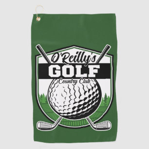 Personalised Golfer Player Pro Golf Country Club  Towel