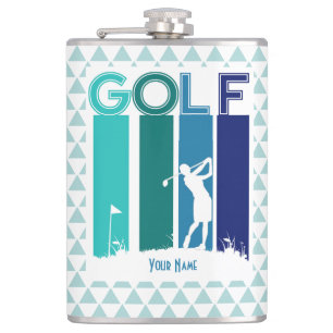 Personalised Golfer's Flask