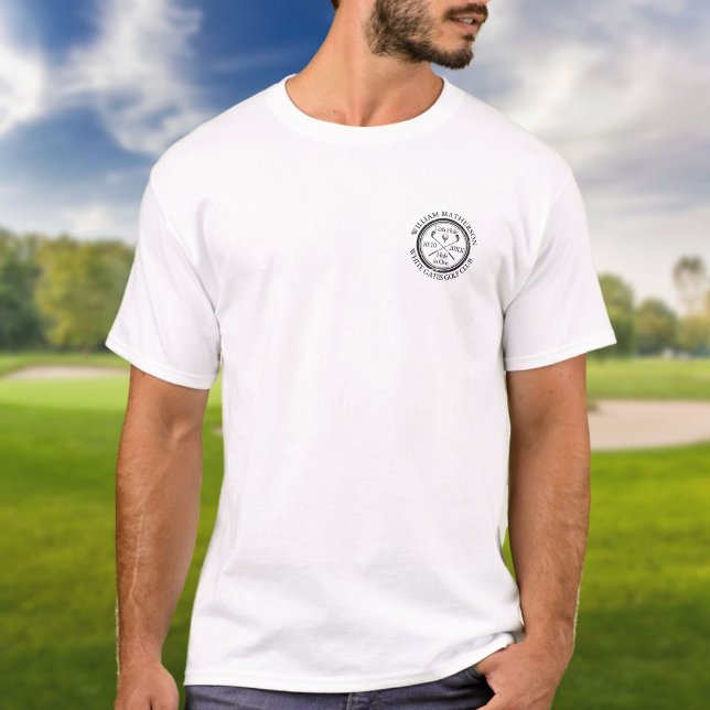 Personalised Golfer's Hole in One Classic Golf T-Shirt (Personalised Golfer's Hole in One Classic Golf T-Shirt)