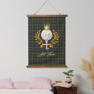 Personalised Golfer's Tapestry