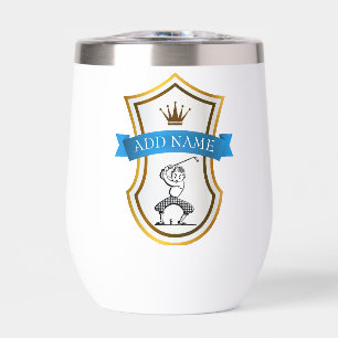 Personalised Golfer's Wine Tumbler