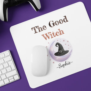 Personalised Good Witch Halloween Mousepad