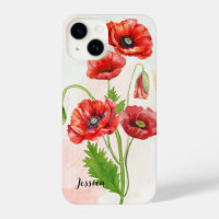 Personalised Gorgeious Watercolour Poppies Print