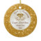 Personalised Gorgeous Golden Anniversary Ornament