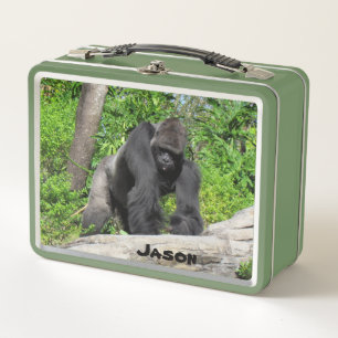 Personalised Gorilla Lunchbox