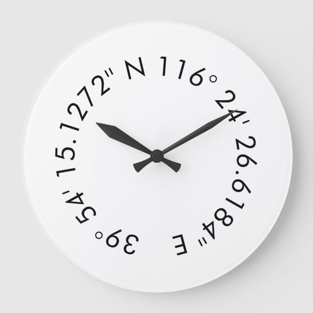 Personalised GPS clock (Front)