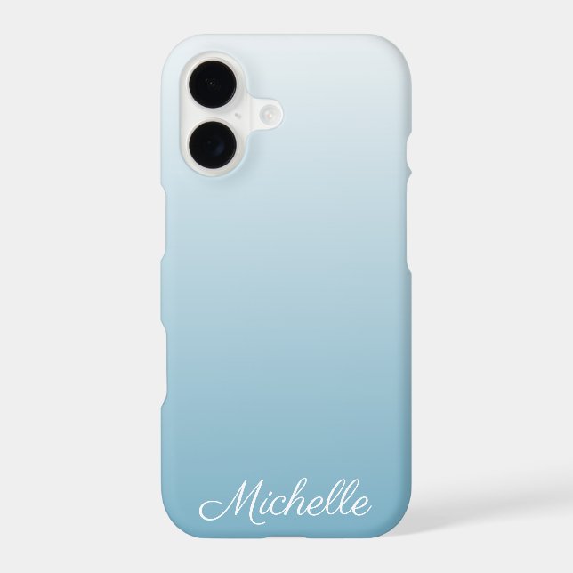 Personalised gradient ombre angel blue (Back)