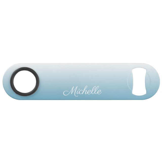 Personalised gradient ombre angel blue (Front (Horizontal))