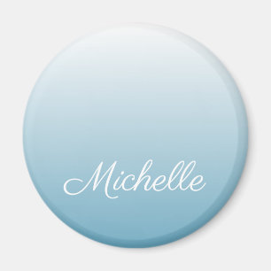 Personalised gradient ombre angel blue magnet