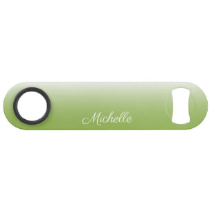 Personalised gradient ombre greenery green