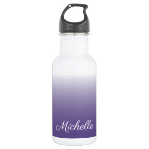 Personalised gradient ombre Ultra Violet 532 Ml Water Bottle