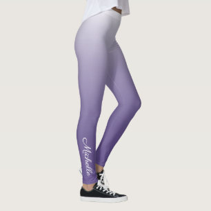 Personalised gradient ombre Ultra Violet Leggings