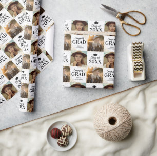 Personalised Graduate 2 Photo Wrapping Paper
